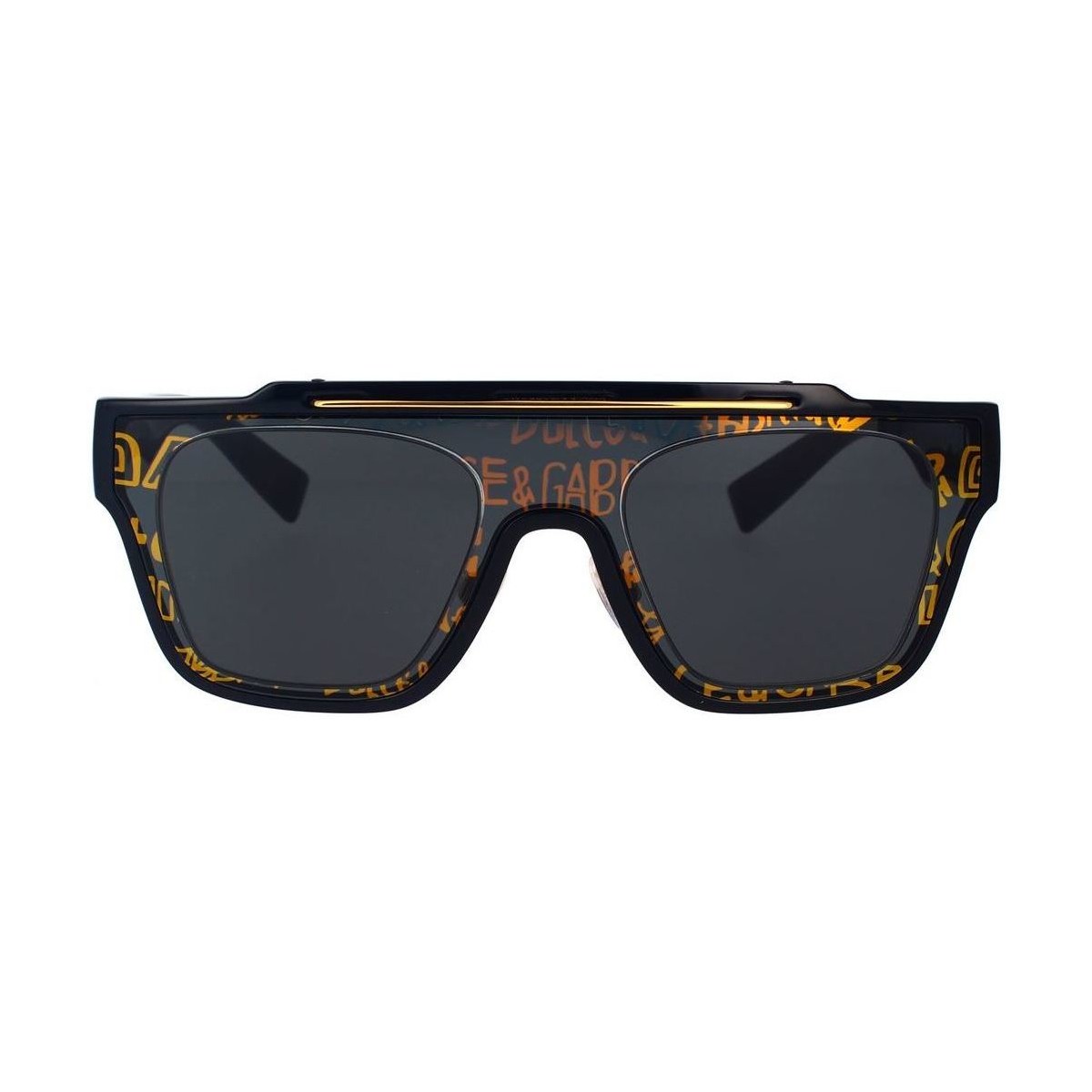 Hodinky & Bižuterie sluneční brýle D&G Occhiali da Sole  DG6125 327787 Černá