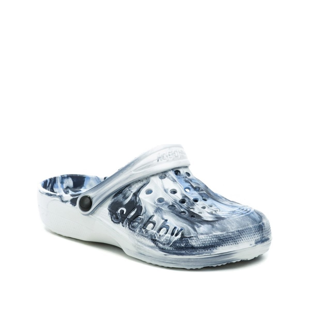 Boty Chlapecké Pantofle Cortina.be Slobby 291-0041-S2 bílo modré nazouváky Bílá