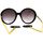 Hodinky & Bižuterie Ženy sluneční brýle Gucci Occhiali da Sole  GG0726S 001 con Pendoli Černá
