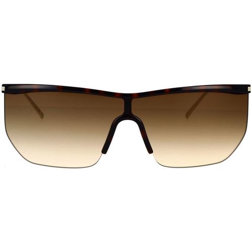 Hodinky & Bižuterie Ženy sluneční brýle Yves Saint Laurent Occhiali da Sole Saint Laurent SL 519 Mask 003 Hnědá