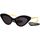 Hodinky & Bižuterie Ženy sluneční brýle Gucci Occhiali da Sole GG0978S 001 con Pendoli Černá