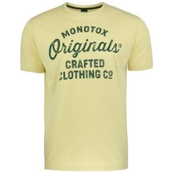 Textil Muži Trička s krátkým rukávem Monotox Originals Crafted Žlutá