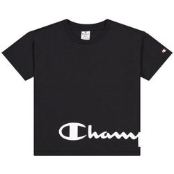 Textil Ženy Trička s krátkým rukávem Champion Crewneck Tshirt Černá