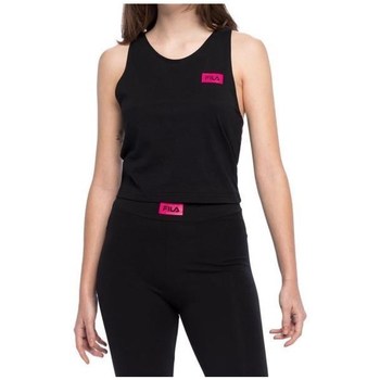 Textil Ženy Trička s krátkým rukávem Fila Basin Cropped Černá