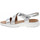 Boty Ženy Sandály Caprice Dámské sandály  9-28715-28 silver metal Stříbrná       