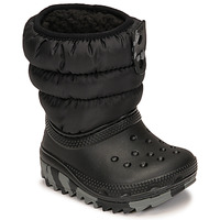 Boty Děti Zimní boty Crocs Classic Neo Puff Boot T Černá