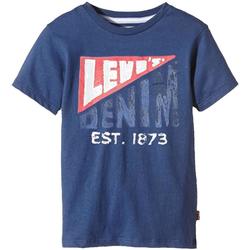 Textil Chlapecké Trička s krátkým rukávem Levi's  Modrá