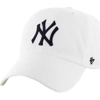 '47 Brand Kšiltovky New York Yankees MLB Clean Up Cap - Bílá
