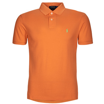 Textil Muži Polo s krátkými rukávy Polo Ralph Lauren POLO AJUSTE SLIM FIT EN COTON BASIC MESH Oranžová / Oranžová