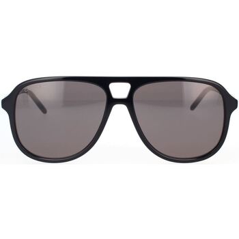 Hodinky & Bižuterie Muži sluneční brýle Gucci Occhiali da Sole  GG1156S 001 Černá