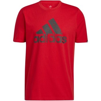 Textil Muži Trička s krátkým rukávem adidas Originals Brush T Červená