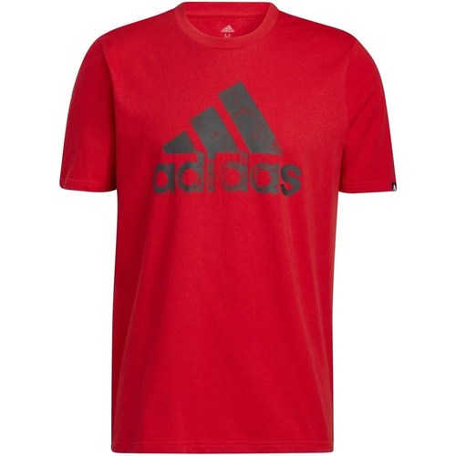 Textil Muži Trička s krátkým rukávem adidas Originals Brush T Červená