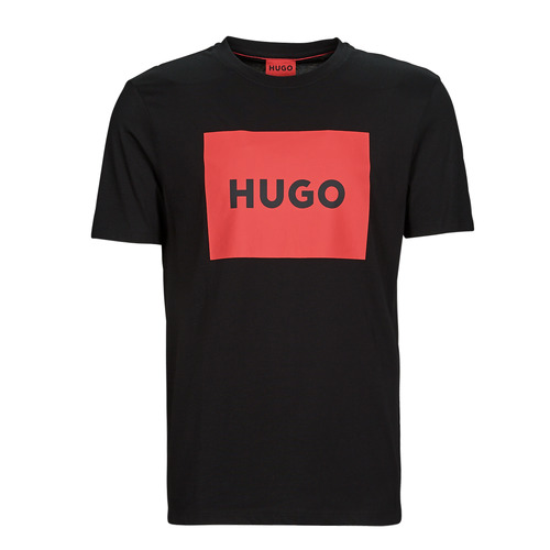 Textil Muži Trička s krátkým rukávem HUGO Dulive222 Černá / Červená