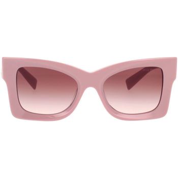 Hodinky & Bižuterie Ženy sluneční brýle Miu Miu Occhiali da Sole Miu Miu MU08WS 17C0A6 Růžová