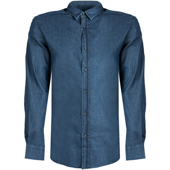 Textil Muži Košile s dlouhymi rukávy Antony Morato MMSL00383 FA430251 Modrá