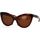 Hodinky & Bižuterie Ženy sluneční brýle Balenciaga Occhiali da Sole  BB0217S 002 Hnědá