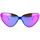 Hodinky & Bižuterie Ženy sluneční brýle Balenciaga Occhiali da Sole  BB0191S 003 Černá