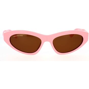 Hodinky & Bižuterie Ženy sluneční brýle Balenciaga Occhiali da Sole  BB0207S 004 Růžová