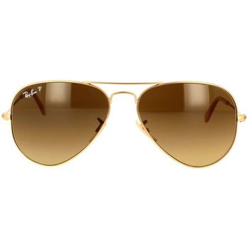 Ray-ban sluneční brýle Occhiali da Sole Aviator RB3025 112/M2 Polarizzato - Zlatá