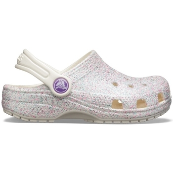 Boty Děti Sandály Crocs Kids Classic Glitter - Oyster Růžová