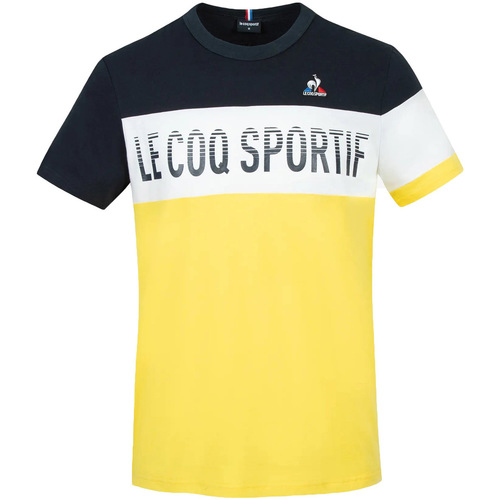 Textil Muži Trička s krátkým rukávem Le Coq Sportif Saison 2 Tee Modrá