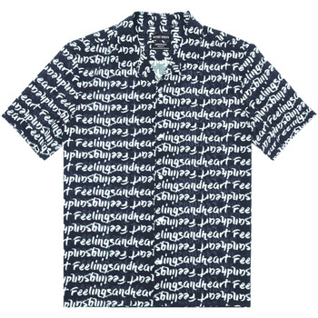 Textil Muži Košile s krátkými rukávy Antony Morato MMSS00171 FA430525 Modrá