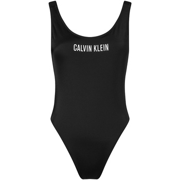 Textil Ženy jednodílné plavky Calvin Klein Jeans KW0KW01599 Černá