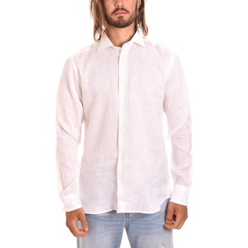 Textil Muži Košile s dlouhymi rukávy Borgoni Milano OSTUNI Bílá