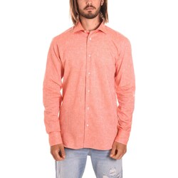 Textil Muži Košile s dlouhymi rukávy Borgoni Milano ORIA Oranžová
