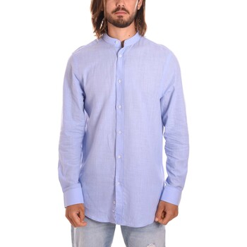 Textil Muži Košile s dlouhymi rukávy Egon Von Furstenberg 22C001 Modrá