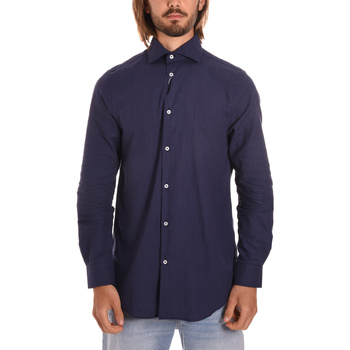 Textil Muži Košile s dlouhymi rukávy Egon Von Furstenberg 22C002 Modrá