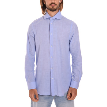 Textil Muži Košile s dlouhymi rukávy Egon Von Furstenberg 22C002 Modrá