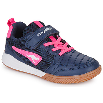 Boty Dívčí Sálová obuv Kangaroos K5-FLOW EV Tmavě modrá / Růžová