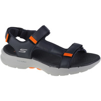 Boty Muži Sportovní sandály Skechers Go Walk 6 Sandal Modrá