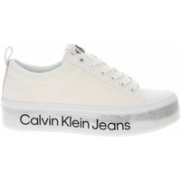Boty Ženy Nízké tenisky Calvin Klein Jeans YW0YW00491YAF Bílá