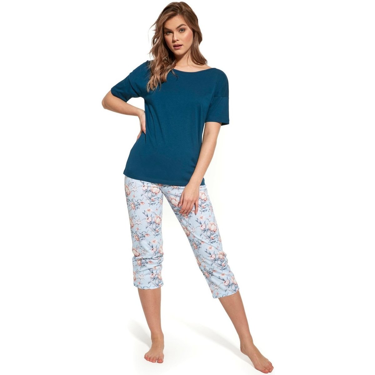 Levně Cornette Pyžamo / Noční košile Dámské pyžamo 448/230 Alice ruznobarevne