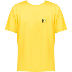 Textil Muži Trička s krátkým rukávem Guess M0FI0ER9XF0 Žlutá