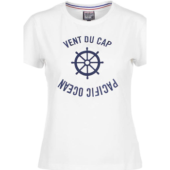 Textil Ženy Trička s krátkým rukávem Vent Du Cap T-shirt manches courtes femme ACHERYL Bílá
