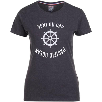 Textil Ženy Trička s krátkým rukávem Vent Du Cap T-shirt manches courtes femme ACHERYL Šedá