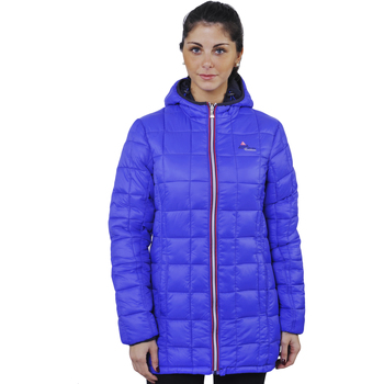 Peak Mountain Prošívané bundy Doudoune longue réversible de ski femme AWILL - Modrá
