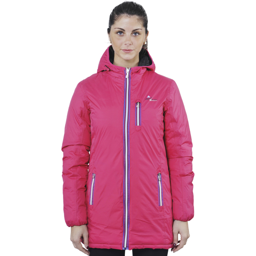 Textil Ženy Prošívané bundy Peak Mountain Doudoune longue réversible de ski femme AWILL Růžová