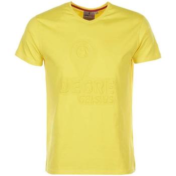 Textil Muži Trička s krátkým rukávem Degré Celsius T-shirt manches courtes homme CABOS Žlutá