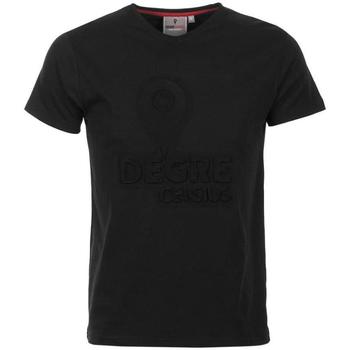 Textil Muži Trička s krátkým rukávem Degré Celsius T-shirt manches courtes homme CABOS Černá