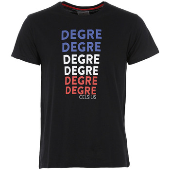 Textil Muži Trička s krátkým rukávem Degré Celsius T-shirt manches courtes homme CEGRADE Černá