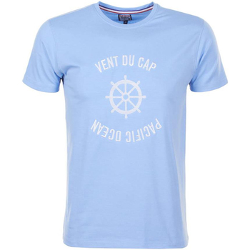 Textil Muži Trička s krátkým rukávem Vent Du Cap T-shirt manches courtes homme CHERYL Modrá