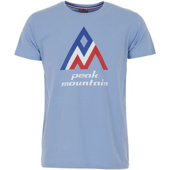 Textil Muži Trička s krátkým rukávem Peak Mountain T-shirt manches courtes homme CIMES Modrá