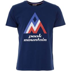 Textil Muži Trička s krátkým rukávem Peak Mountain T-shirt manches courtes homme CIMES Tmavě modrá