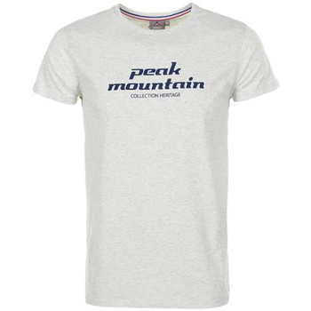 Textil Muži Trička s krátkým rukávem Peak Mountain T-shirt manches courtes homme COSMO Šedá