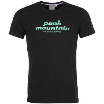 Textil Muži Trička s krátkým rukávem Peak Mountain T-shirt manches courtes homme COSMO Černá