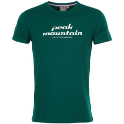 Textil Muži Trička s krátkým rukávem Peak Mountain T-shirt manches courtes homme COSMO Zelená